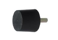 Conical Rubber Buffers with Threaded Bolt
