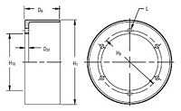 CB Mounting Components - Internal Flange Drums